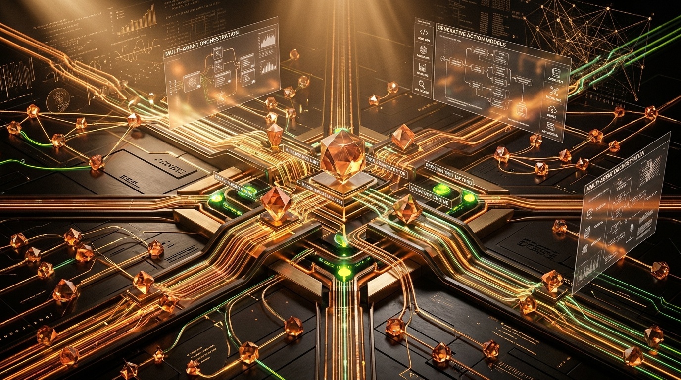 The Agentic Frontier: Generative Multimodal Action Models & Dynamic Tool Synthesis Conquering Tasks in Late 2026