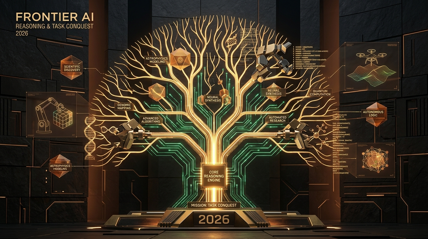 Frontier AI Reasoning and Task Conquest in 2026 - Neural Decision Tree Architecture
